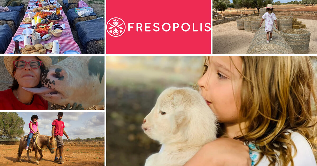 Fresopolis Farm - Strawberries, 300 Animals, BBQ and lucky time